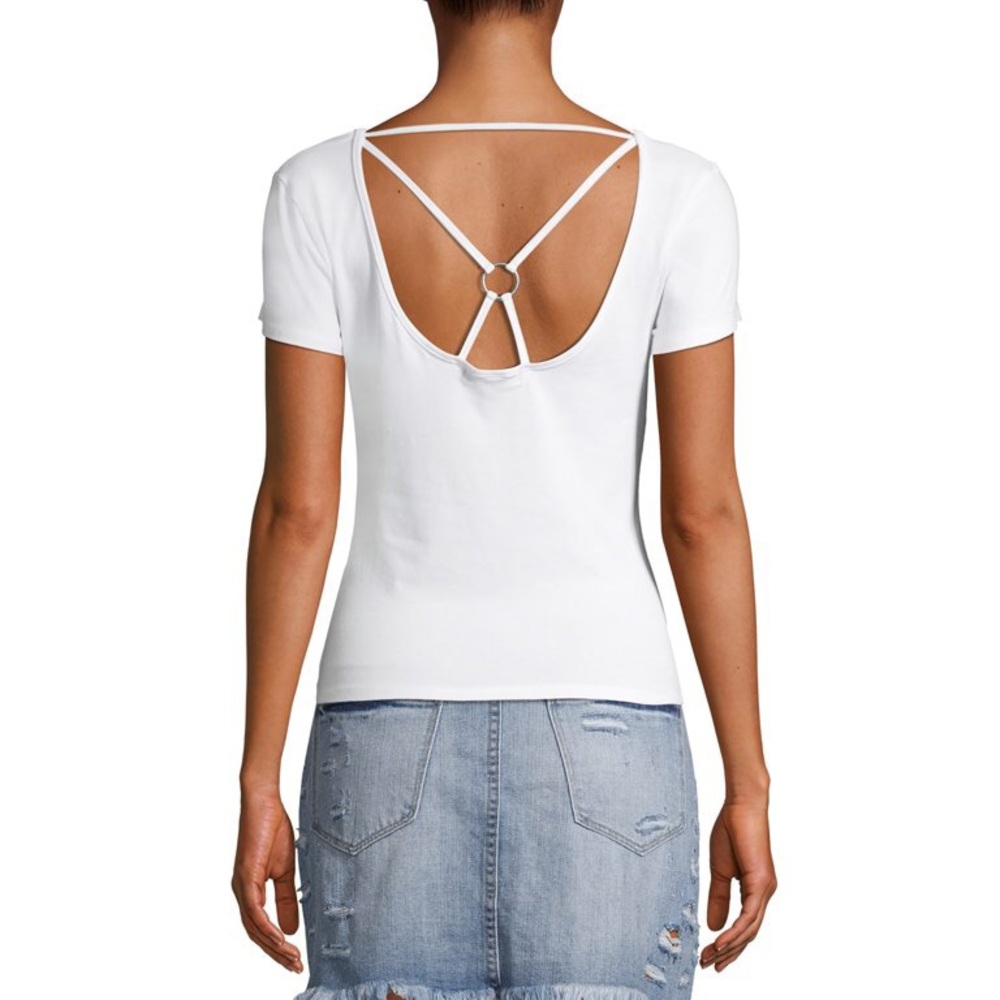 Strappy back with o ring